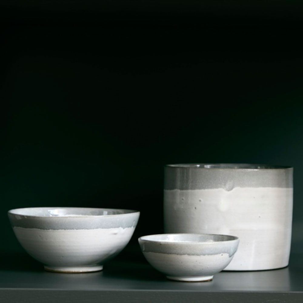 Flowerpot, Dip Dye Grey Flowerpot, Dip Dye Grey