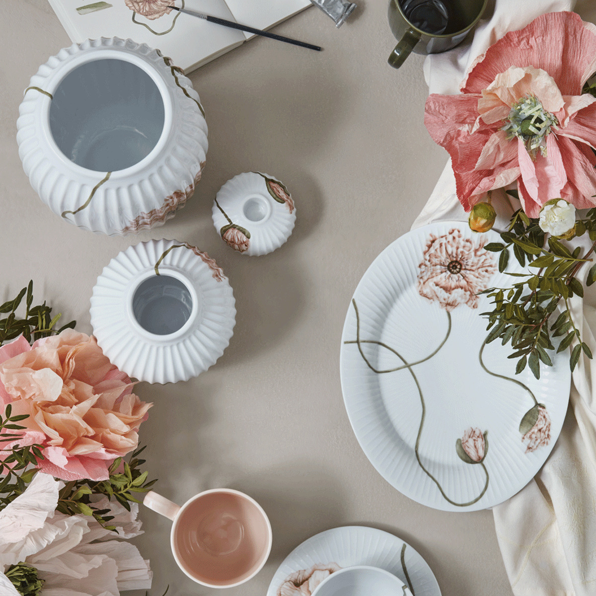 Hammershøi Poppy Ovalt bordfad 22,5x28,5 cm Hammershøi Poppy Ovalt bordfad 22,5x28,5 cm