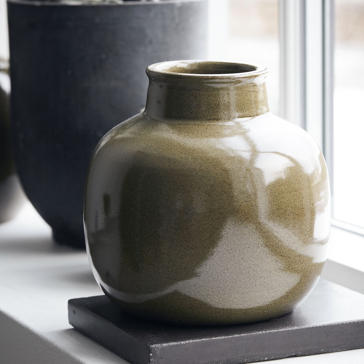 Vase, Aju, Grøn 02* Vase, Aju, Grøn 02*