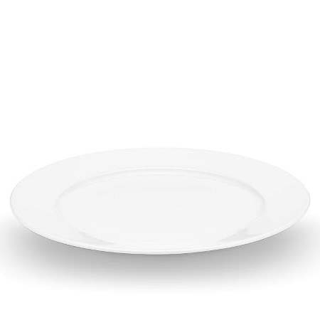 Pillivuyt Sancerre Tallerken flad Dia 20 cm Hvid