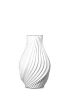 Twist Vase H18 cm hvid