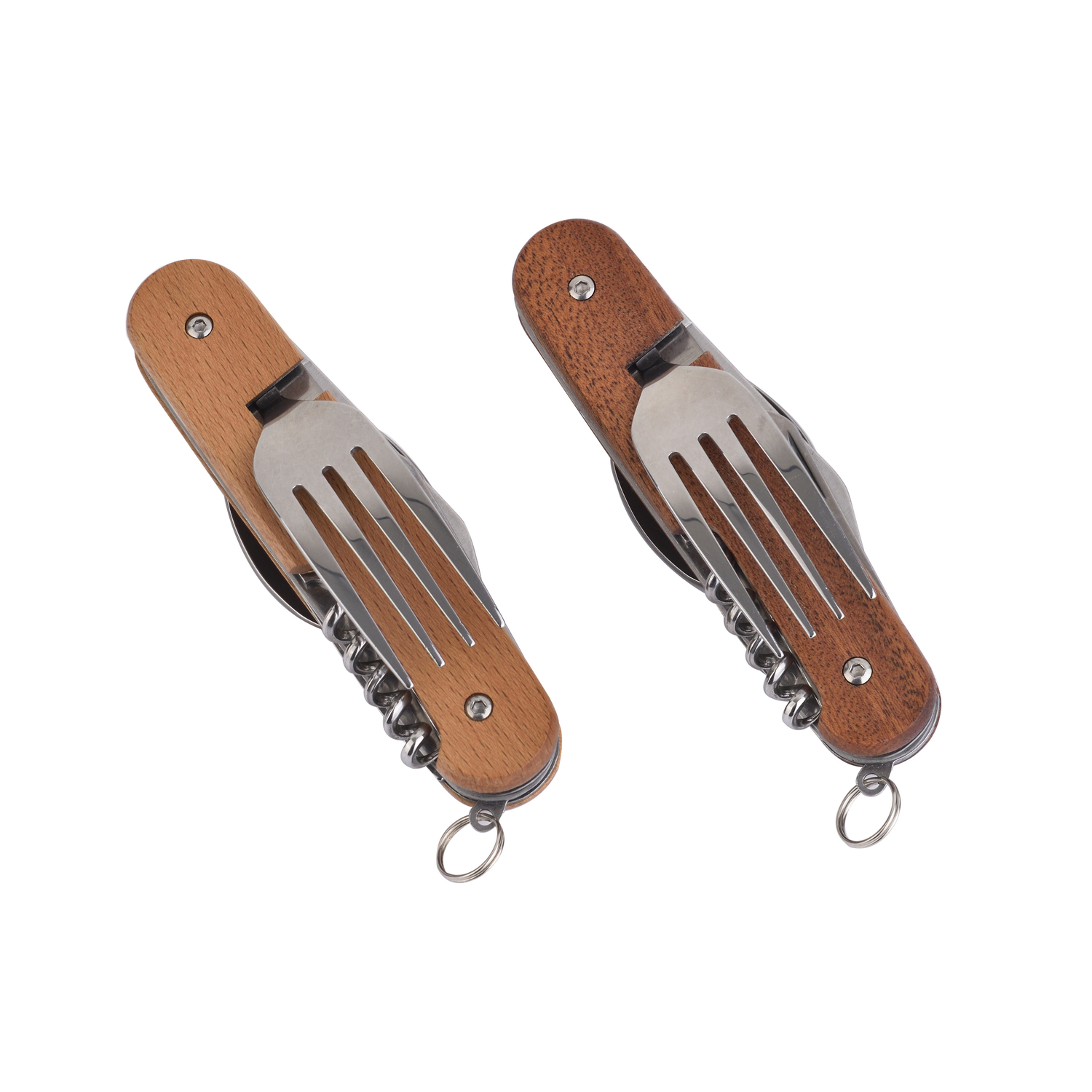 Laguiole Herit Camping Fold Bestiksæt, 2 stk