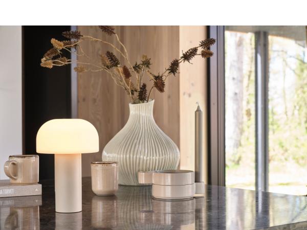 Villa Collection Styles LED Lampe Dia 15 x 22,5 cm Sand