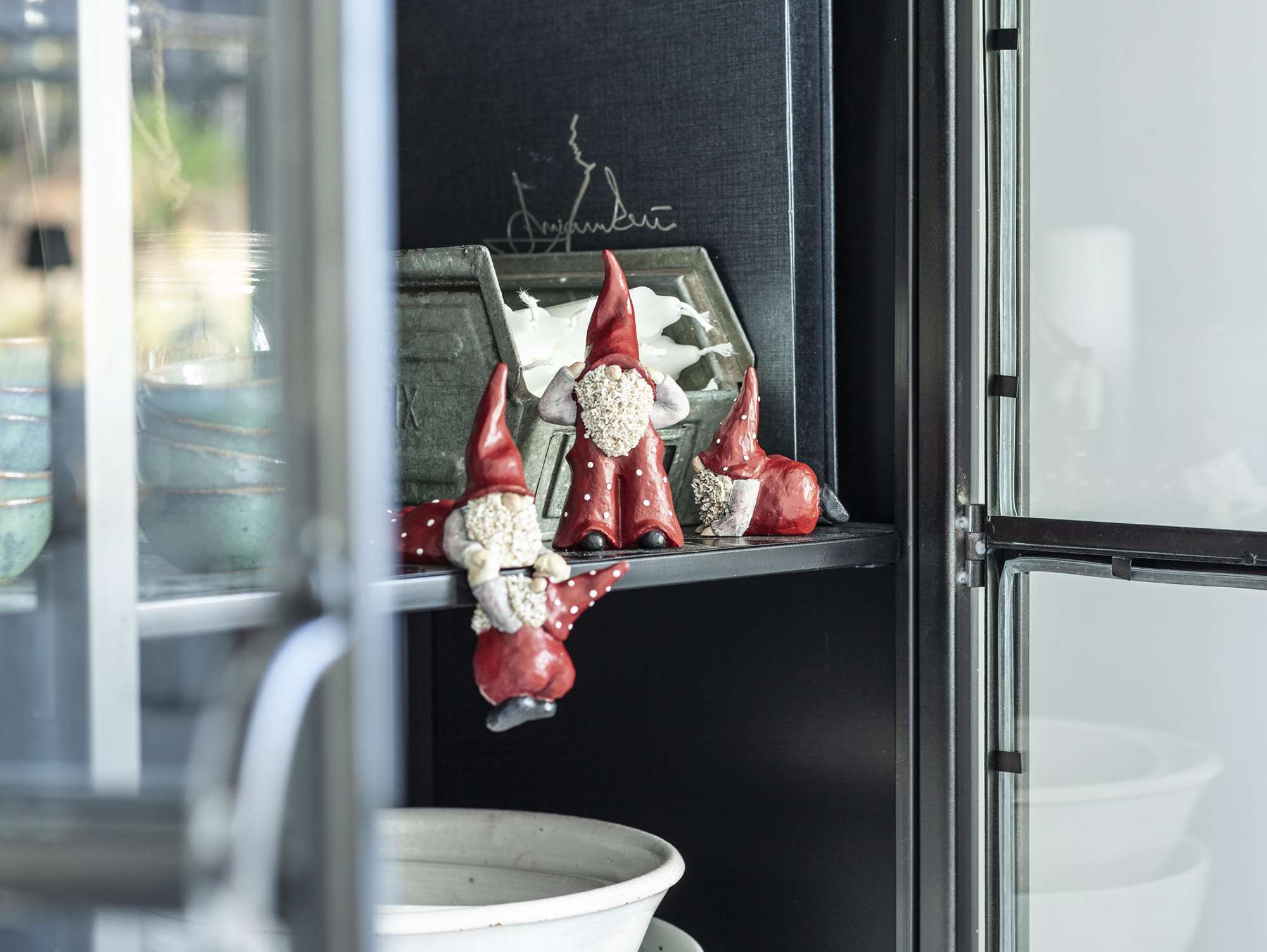 Santa Elmer trækker Max H.14cm Santa Elmer trækker Max H.14cm