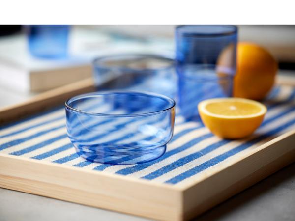 Lyngby Glas Torino Skål 12 cm 2 stk. Blå