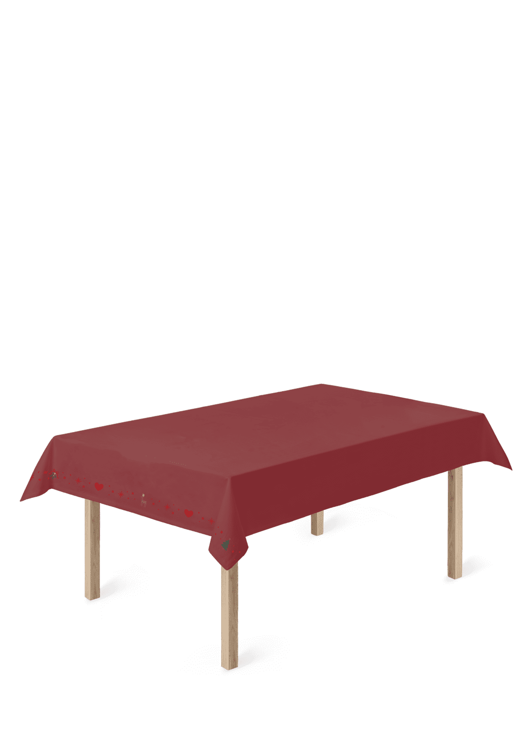 Christmas Fable Dug 150x270 cm rød