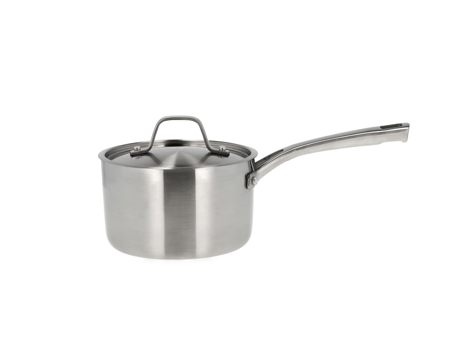 Pillivuyt Gourmet Divette Kasserolle med låg 16 cm, Silver metallic