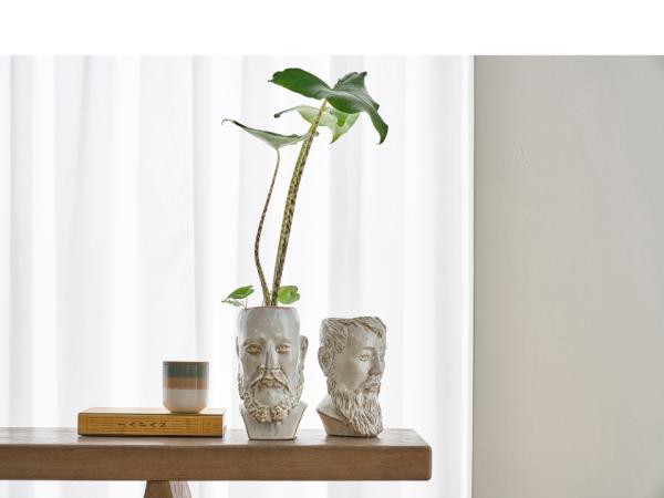 Villa Collection Calvi Vase/skjuler 26 cm Hvid