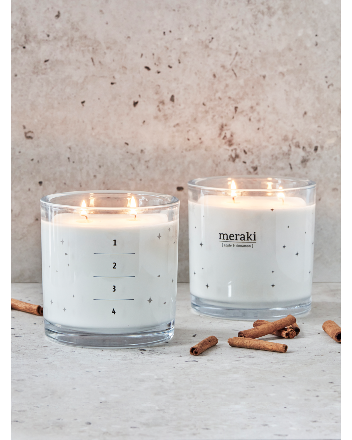 Meraki Duftlys, Advent, anjou pear, Hvid Meraki Duftlys, Advent, anjou pear, Hvid