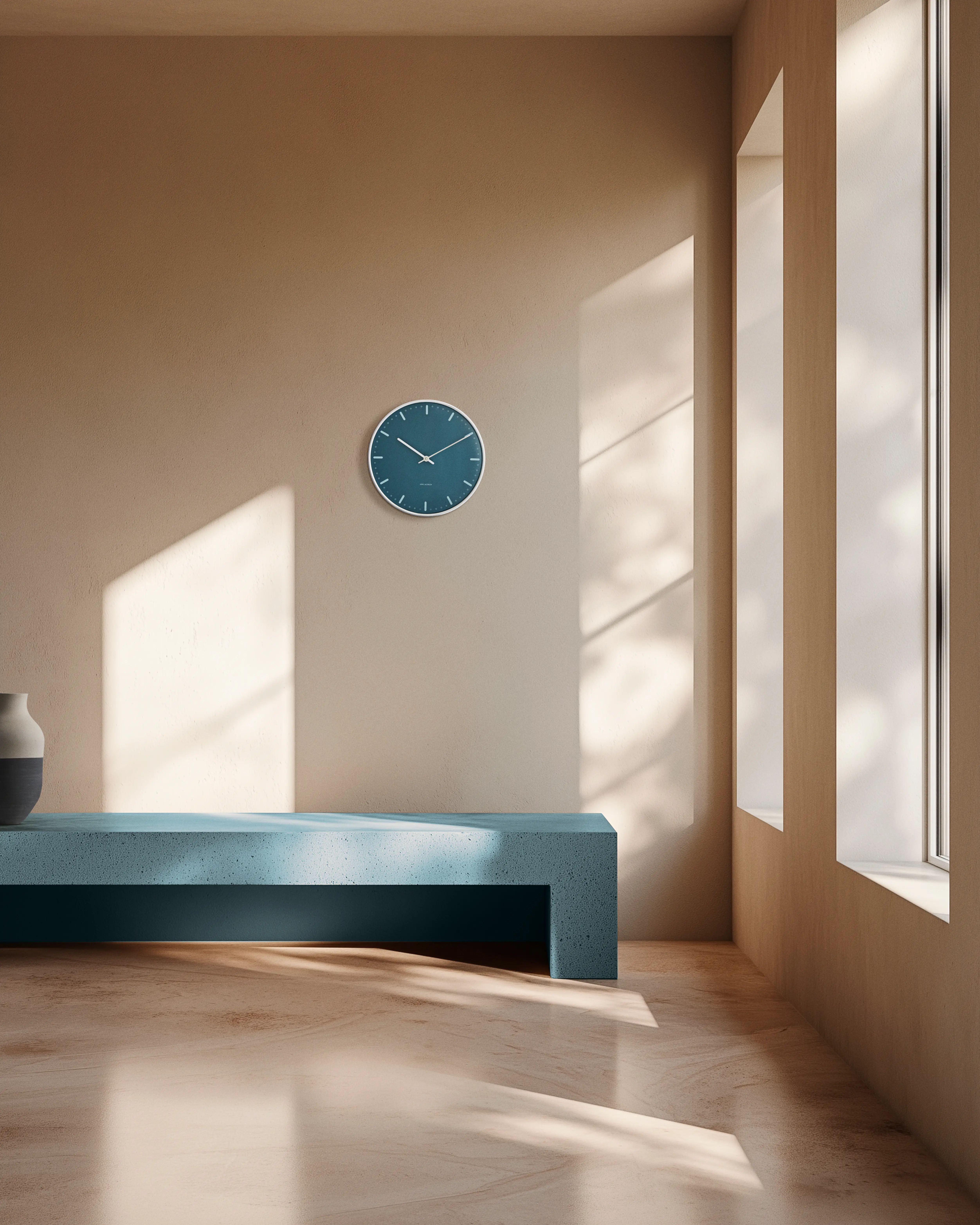 City Hall Vægur Ø29 cm blå