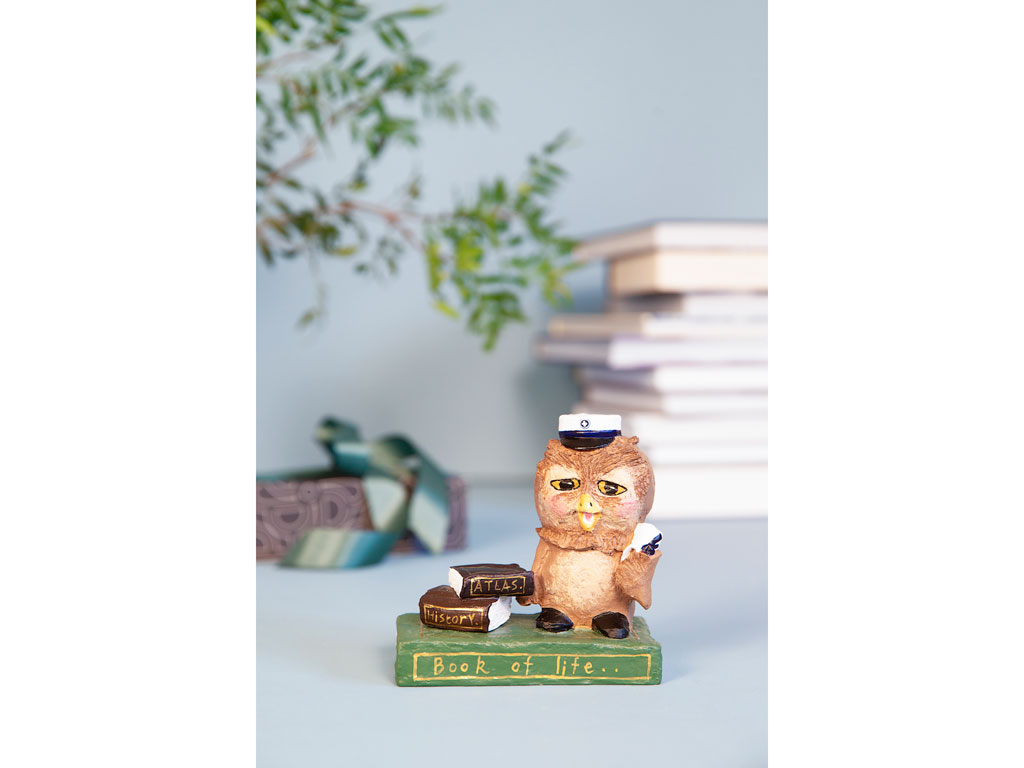 Medusa Copenhagen Studenter ugle Holger, Blå, 13 cm* Medusa Copenhagen Studenter ugle Holger, Blå, 13 cm*