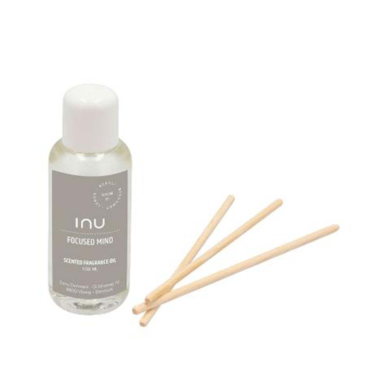 Zone Inu Duftdiffuser refill + 3 pinde Focused Mind 100 ml* Zone Inu Duftdiffuser refill + 3 pinde Focused Mind 100 ml*