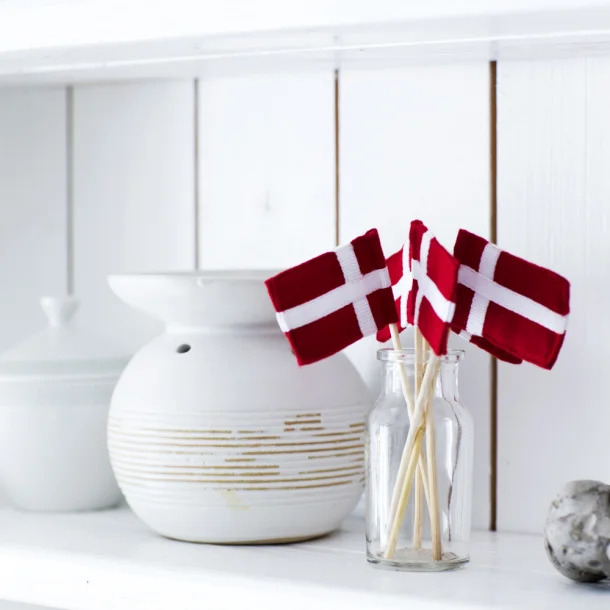 Langkilde & Søn Lagkageflag af stof Langkilde & Søn Lagkageflag af stof