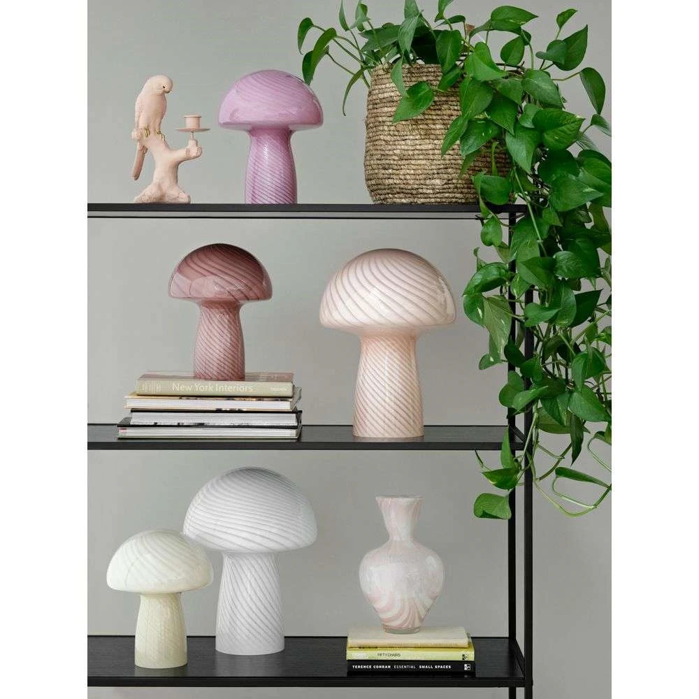 Mushroom Lampe, L, rose*