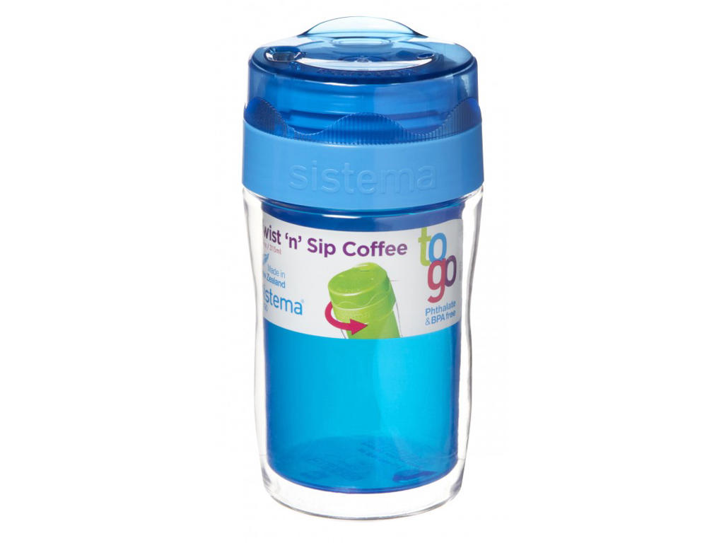 Sistema Tea To Go, 370 ml, Blå