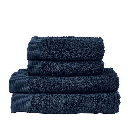 Zone Classic Håndklæde 4 stk. Mørke blå