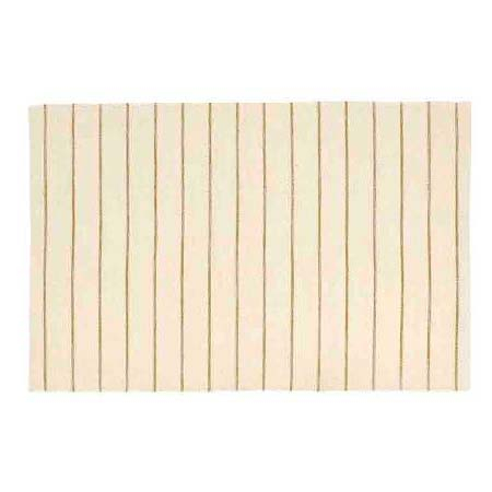 Södahl Line Tæppe 60 x 90 cm Beige/Toffee Brown