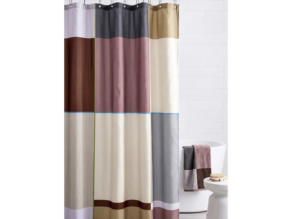 Södahl Colour Block, Badeforhæng 180x200 Rosewood