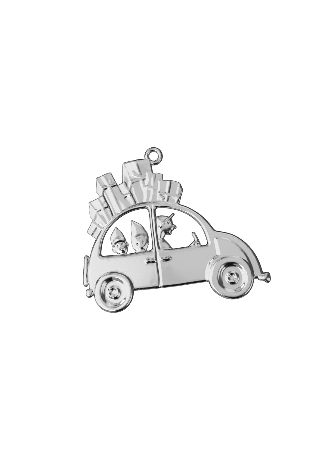 Julebil H6.5 forsølvet Karen Blixens Jul Julebil H6.5 forsølvet Karen Blixens Jul