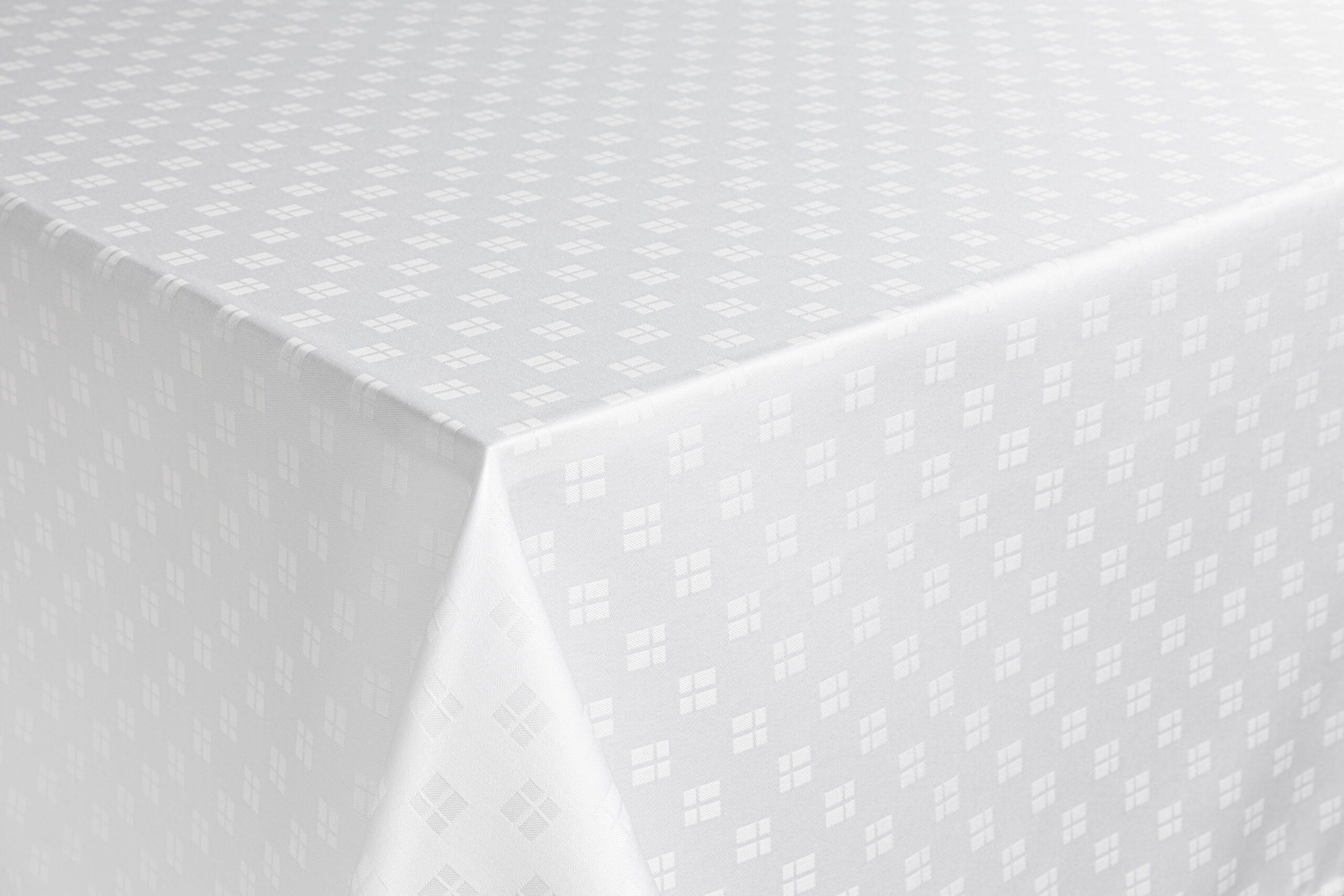 Engholm Damask Dug 160x220cm, Hvid