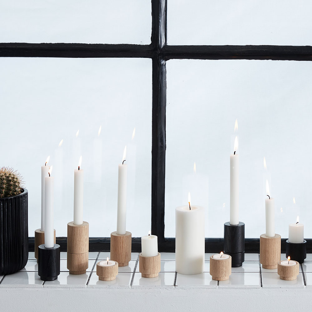 CM tea light, 3,5 cm, Black CM tea light, 3,5 cm, Black