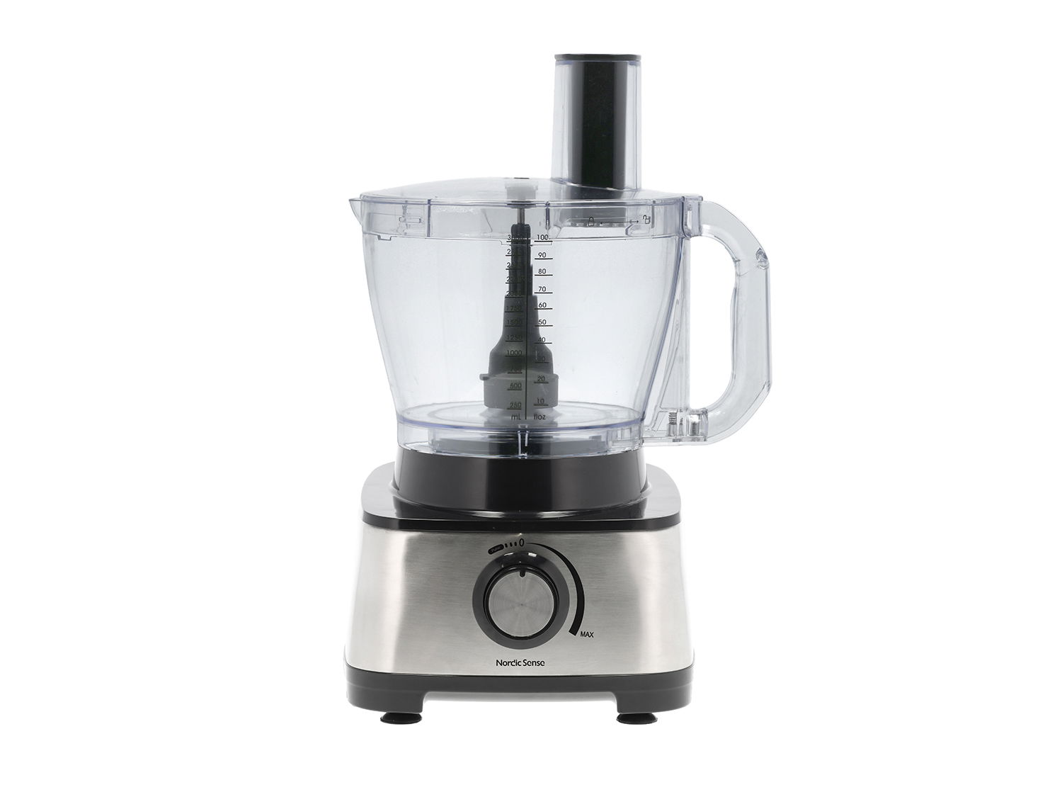 Nordic Sense Foodprocessor 3 liter 1000 watt Stål/Sort*