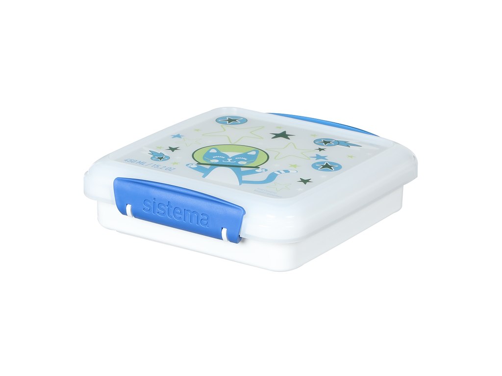Sistema Sandwich Box 450ml, Kids, Hvid