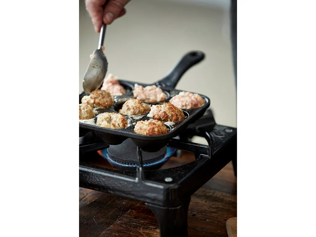 HOLM Æbleskivepande 33 x 19 x 4,6 cm sor