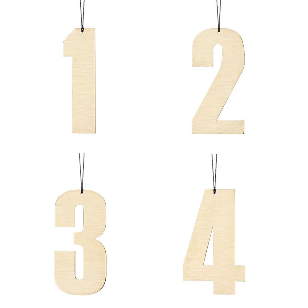 Advents tal - nr.1-4, messing Advents tal - nr.1-4, messing