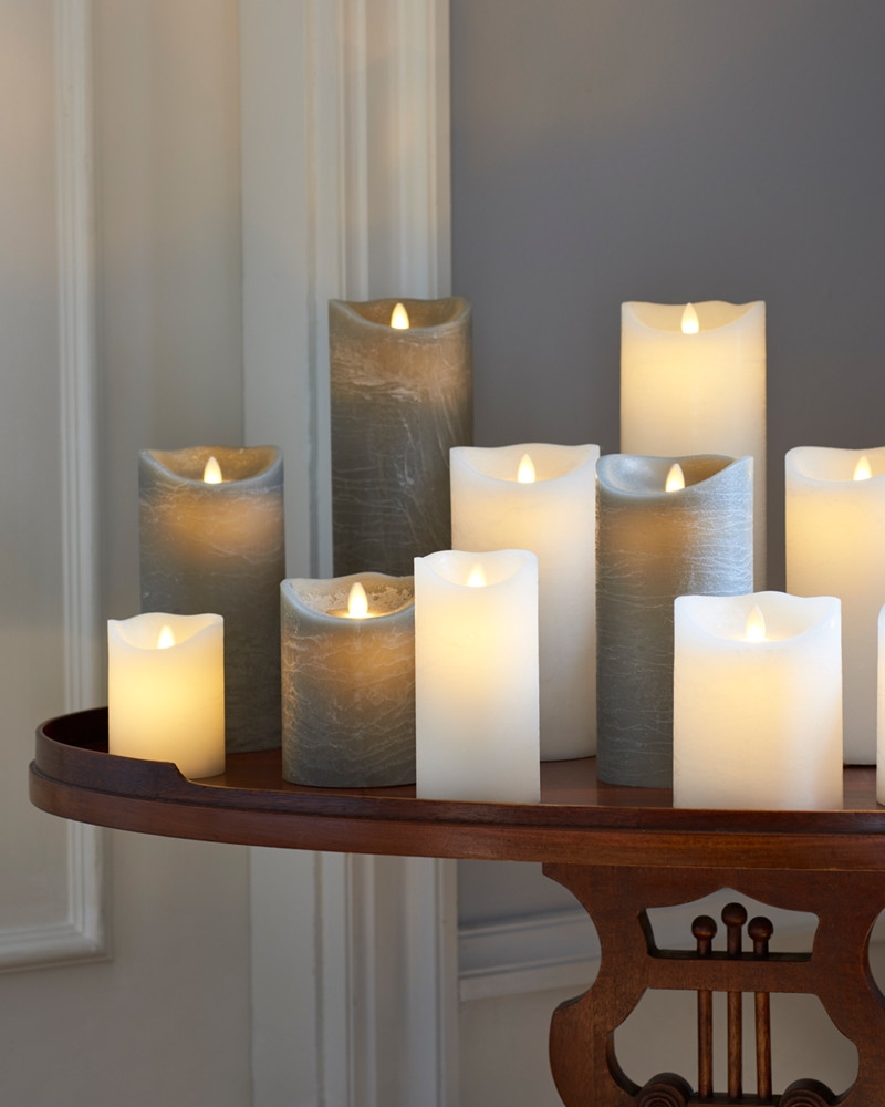 Sirius Sara Exclusive Bloklys, Ø7,5x10 cm, Hvid