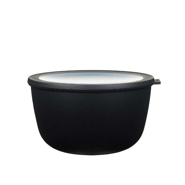 Mepal Cirqula skål m/låg Dia. 22 x 13 cm 3000 ml Black