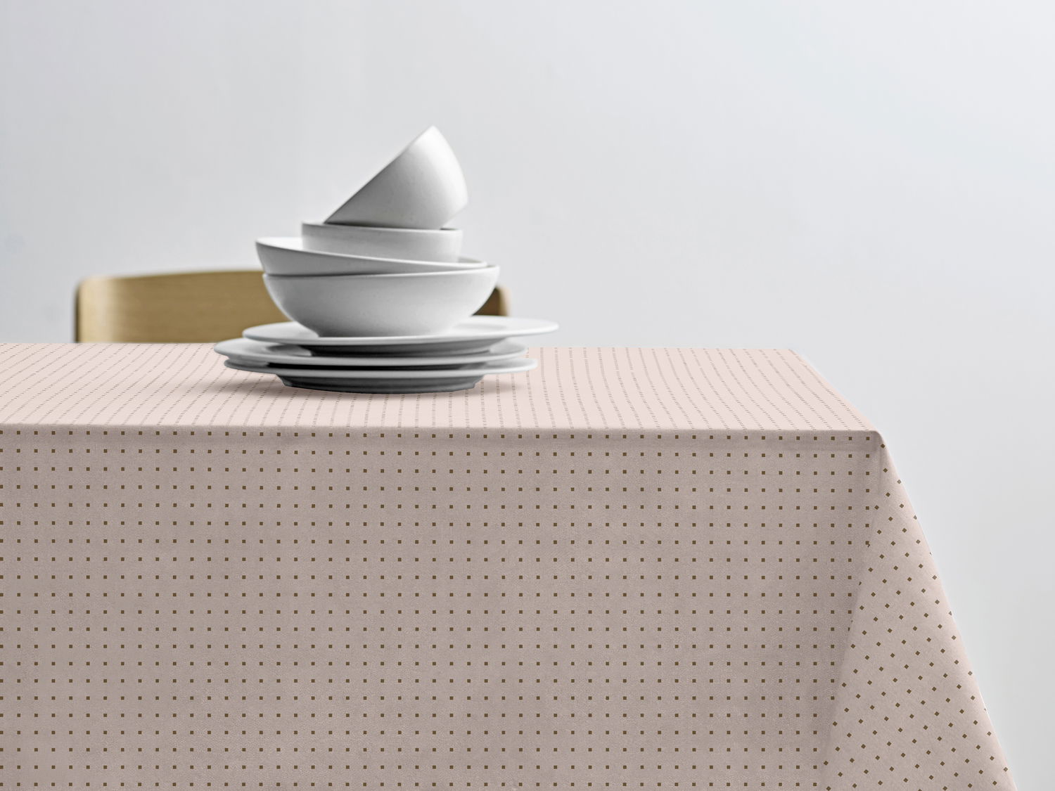 Södahl Petit Akryldug m. antislip 140 cm, Rose - i metermål