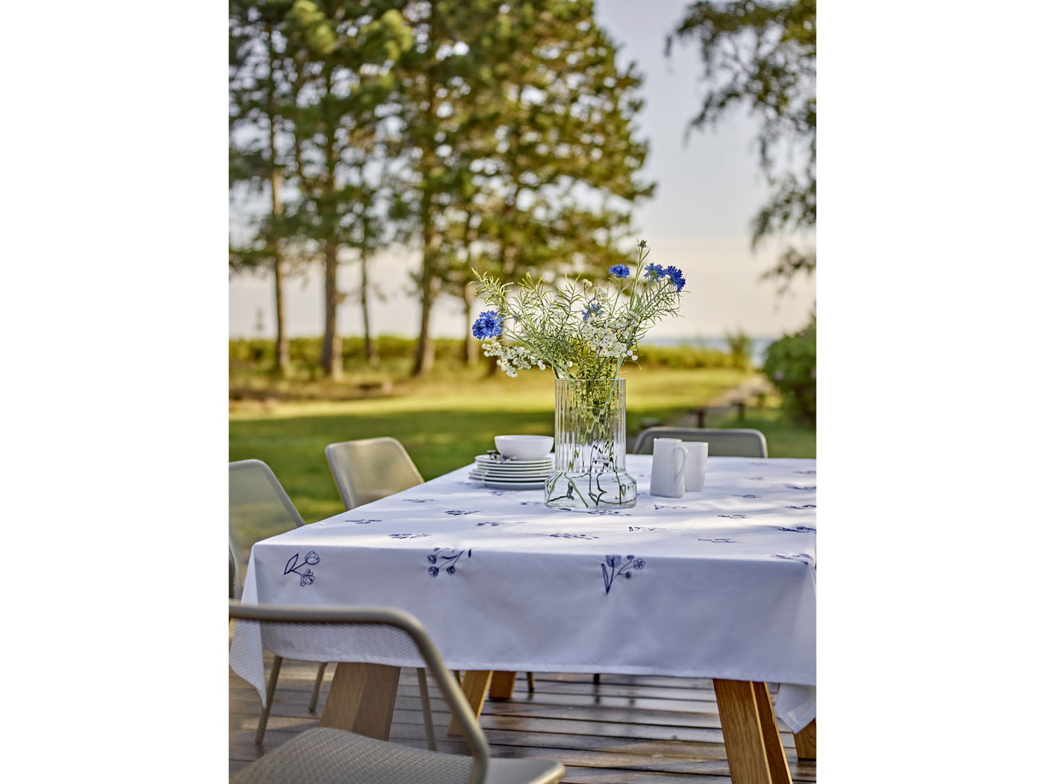 Södahl Dug 140 x 220 cm Charm Hvid