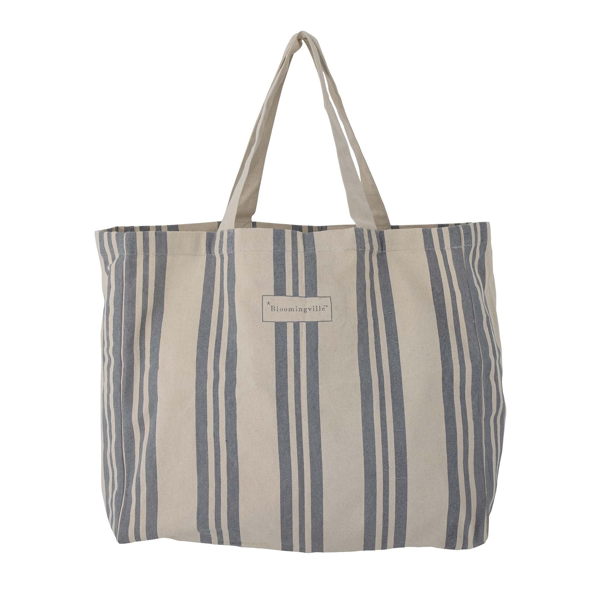 Trina Indkøbspose, Blå, Bomuld OEKO-TEX®, L46xH40xB16 cm