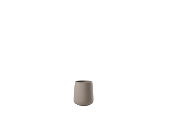 Zone Denmark Nova One Tandbørstekrus Dia 8 x 10 cm Taupe