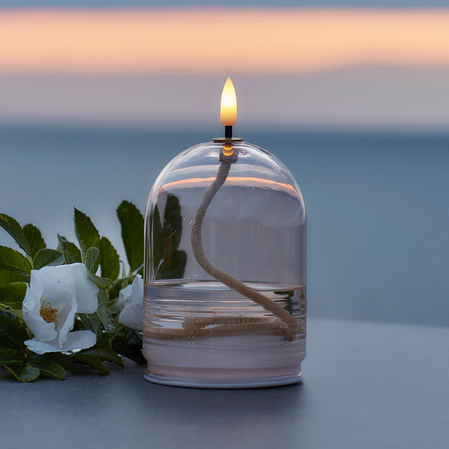 Sirius Dea Olielampe  Ø8xH11 cm, Light pink