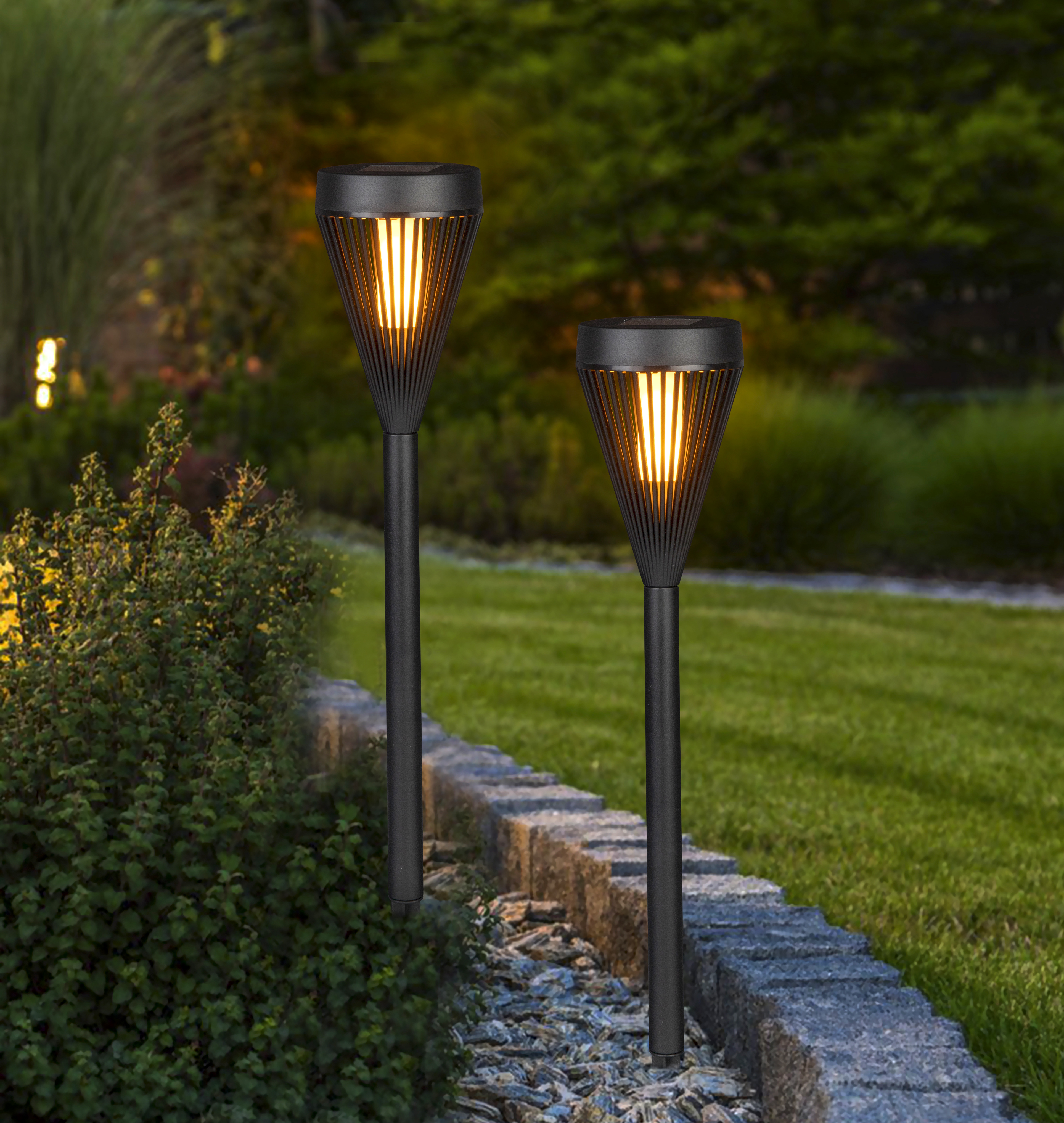 Skandi LED Solcelle Fakkel - 6 pak