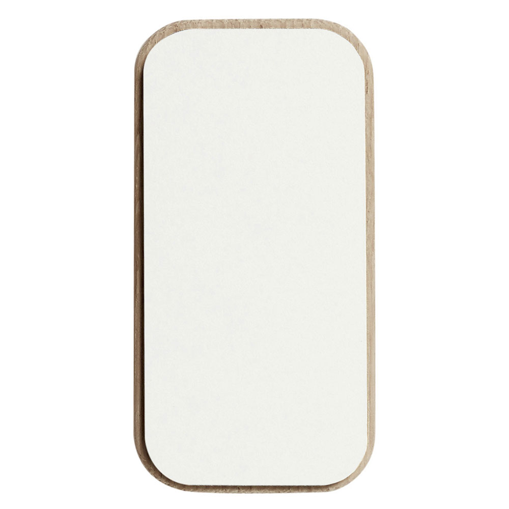 CM lid 6x12 cm, White CM lid 6x12 cm, White