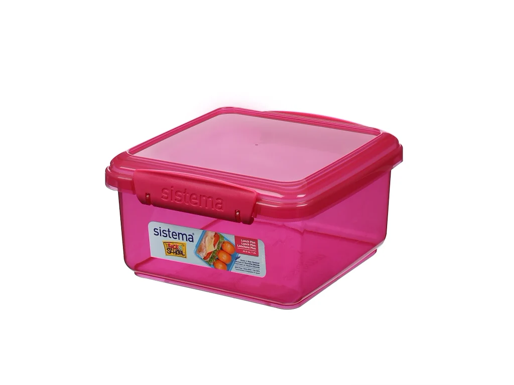 Sistema Lunch Plus 1,2L, Pink