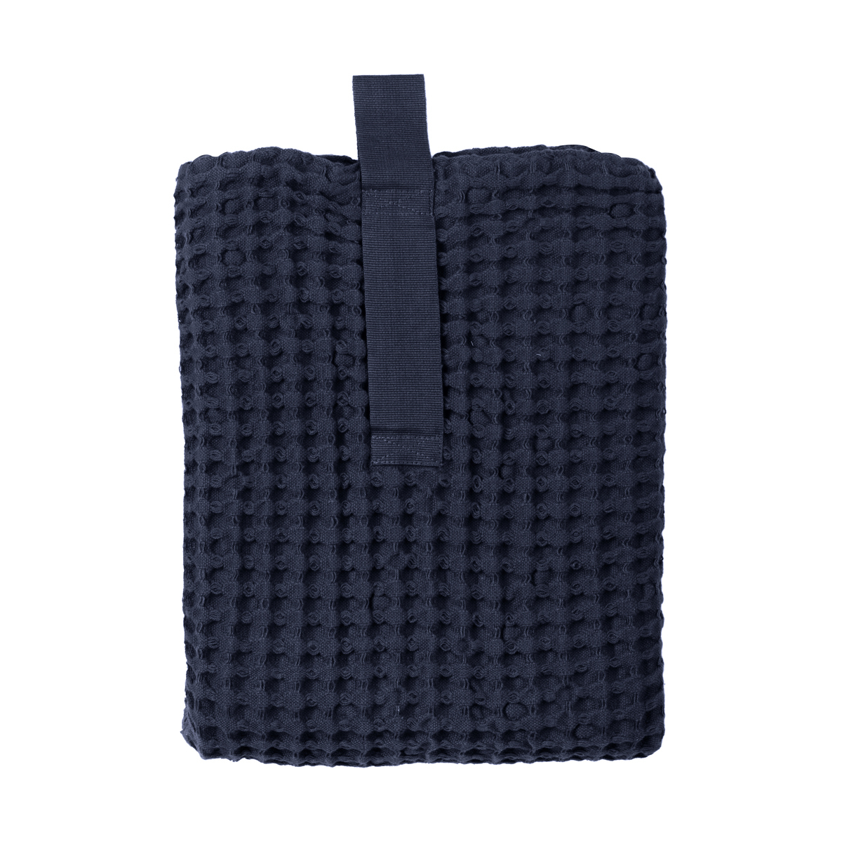 Big Waffle Bademåtte 80 x 55 cm - Dark Blue
