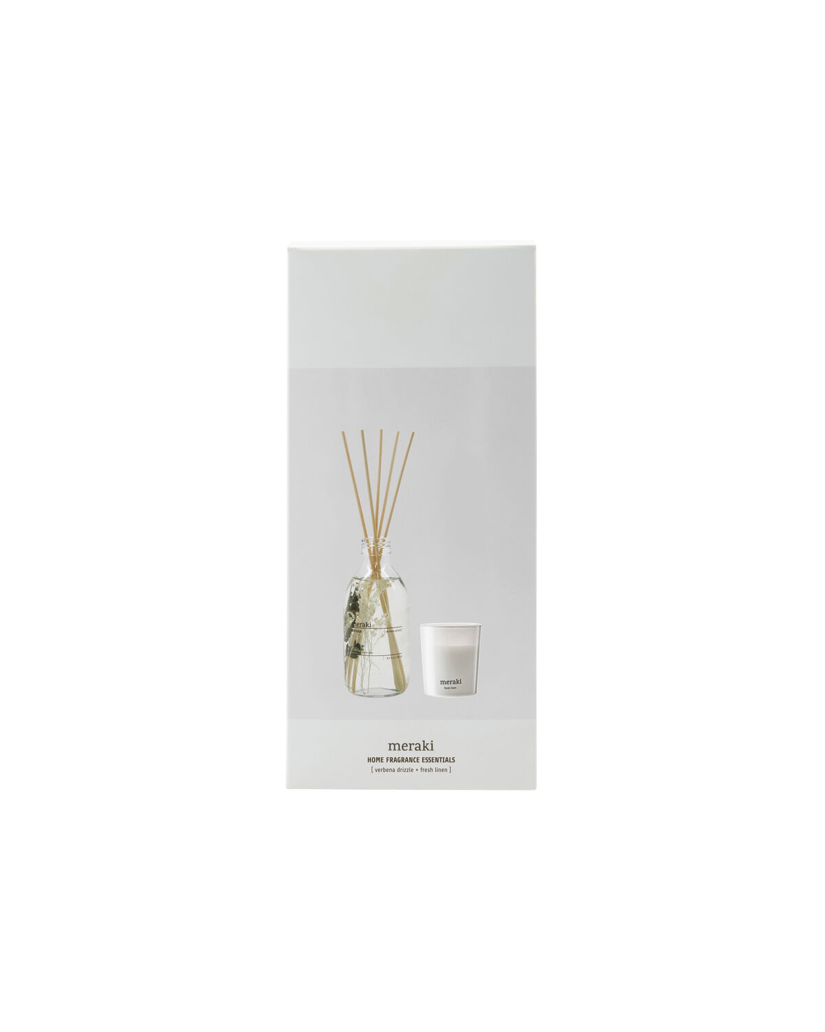 Gaveæske, Verbena Drizzle Diffuser + Fresh Linen Scented Candle 60 G., 240|60 ml|g