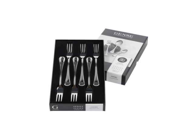 Gense Oxford Kagegaffel 16,2 cm 6 stk. Blankt stål Gense Oxford Kagegaffel 16,2 cm 6 stk. Blankt stål