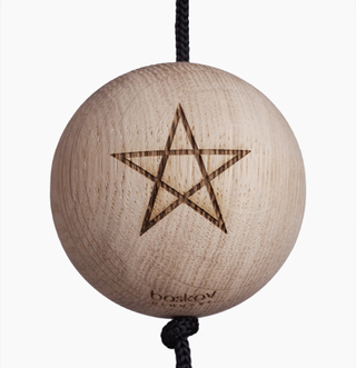 Starball natur - natur egetræ m. gravering Starball natur - natur egetræ m. gravering