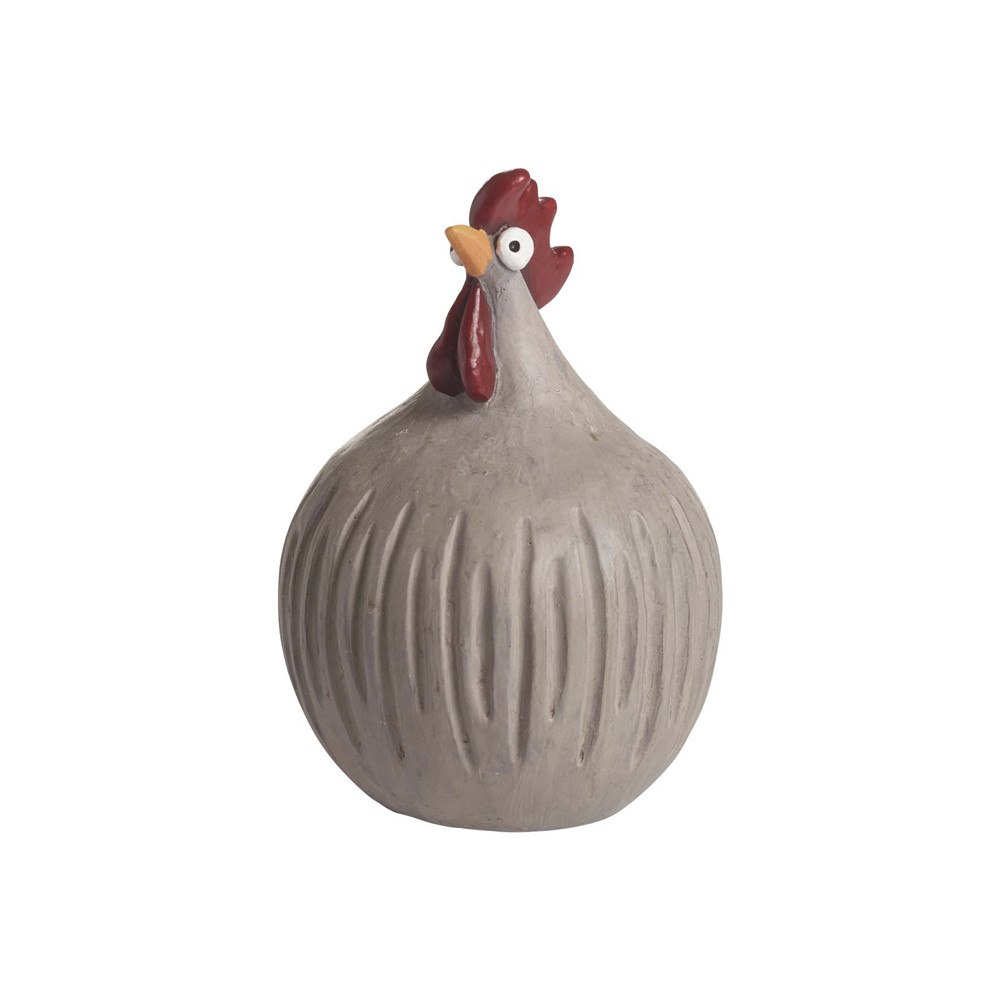 Høne Retro beige, H.8,7cm
