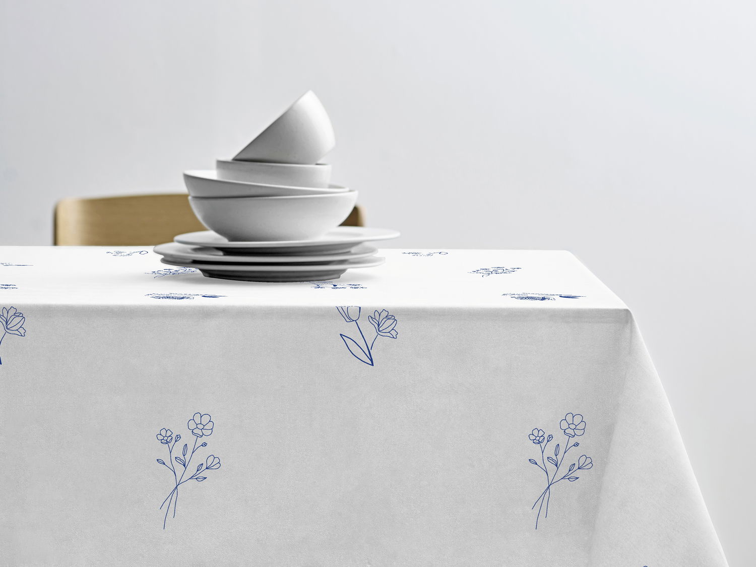 Södahl Dug 140 x 220 cm Charm Hvid