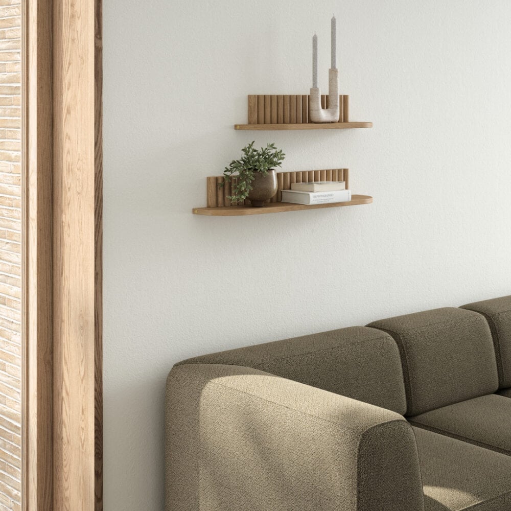 Pillar shelf Small - 60x15xH12 cm Eg Naturolie