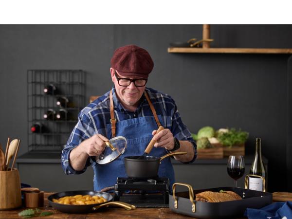 Stegepande keramisk non-stick Brasserie 28 cm Sort Stegepande keramisk non-stick Brasserie 28 cm Sort