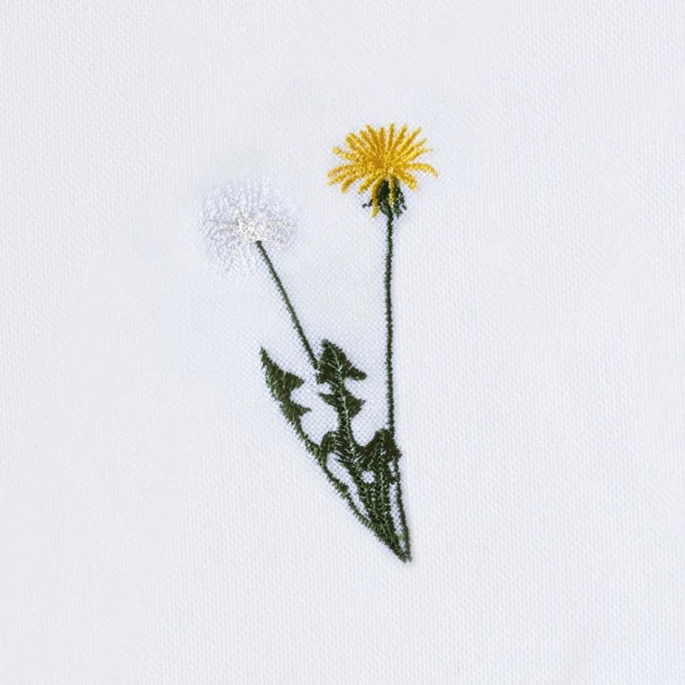 Langkilde & Søn Flora serviet med mælkebøtte