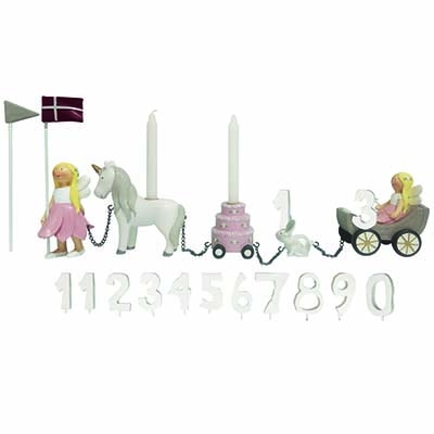 Fødselsdagstog, blomsterfeer m 11 tal Fødselsdagstog, blomsterfeer m 11 tal