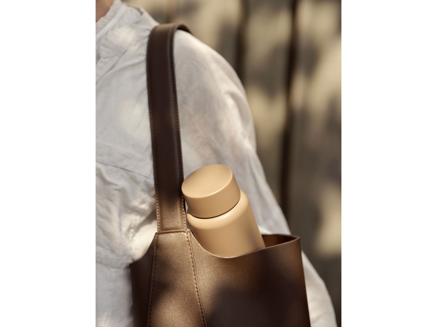 Zone Singles Termokop med to låg 650 ml Camel